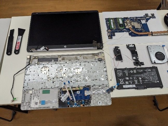自社による清掃・整備・部品交換
